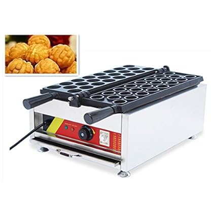 cgoldenwall np-738 Commercial Partyqueen Waffelautomat gefüllt Waffel Herd Walnuss Form Waffel Maschine Antihaft-Waffeleisen Baker - 220V