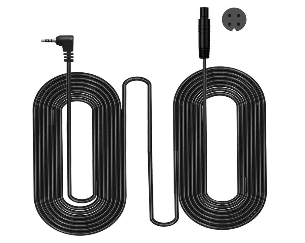 GMAIPOP 4Pin Dash cam Extension Cable(29.5ft Length) for Rear Camera