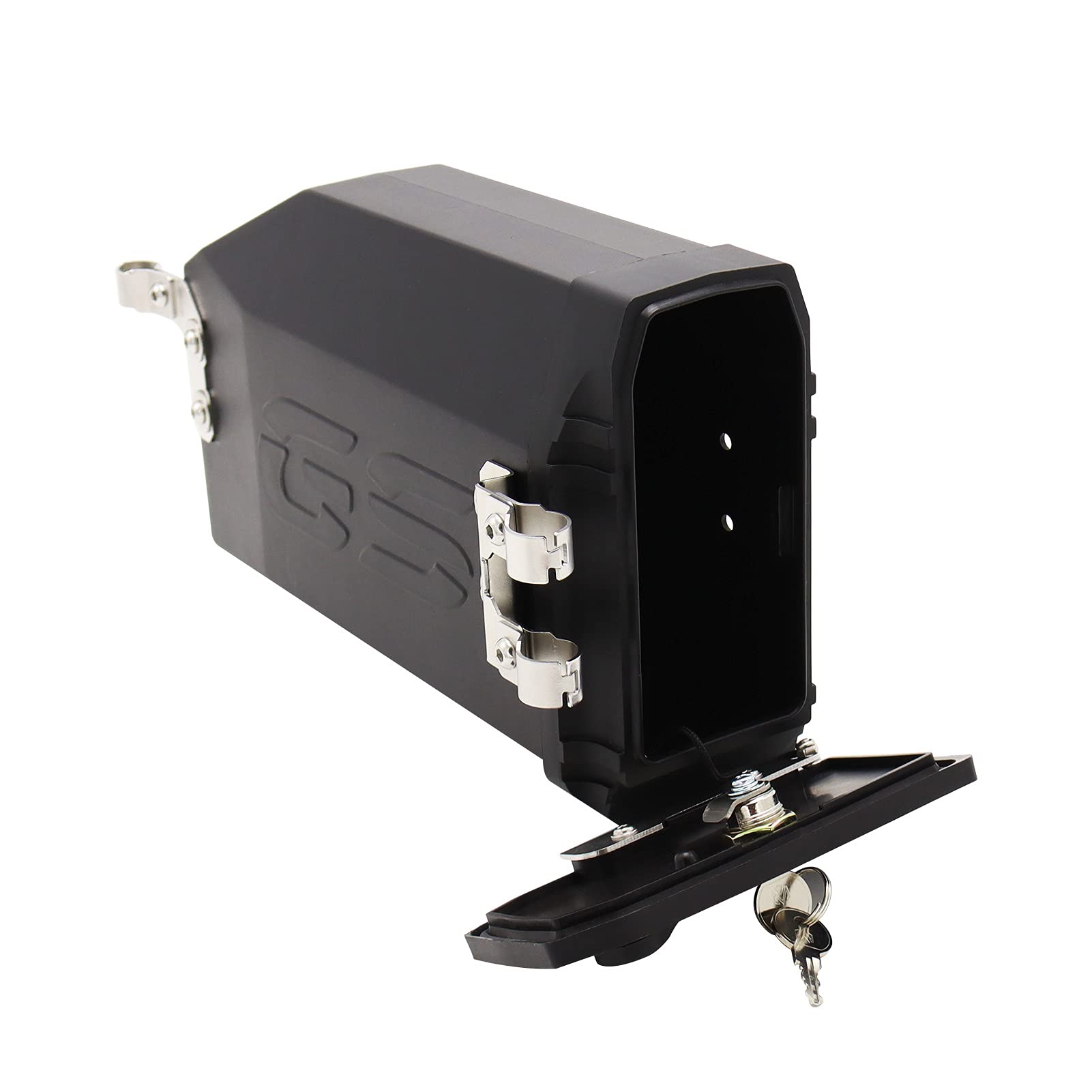 GoolRC Caja de herramientas para moto, soporte lateral izquierdo con sustitución de PP compatible con BMW R1200GS LC & Adventure 20008-2018, R1250GS 2019 +, Benelli TRK502 2016-2019