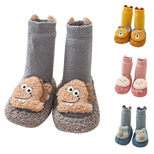 Baby Cute Cartoon Socks Shoes Boys and Girls Long Tube Sock Shoes Non Slip Plush Warm Comfortable Shoes Baby Shoes3