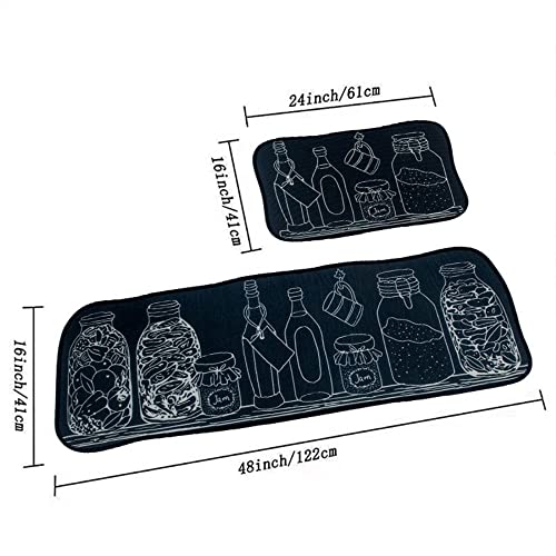 Image of Home Cloud Rubber 6mm Fruit Printed Thick Anti Slip, Washable, Big Size, Printed, Designer Folding Kitchen Mat for Floor Home Bedroom - , Standard Size (40 x 120 cm 40 x 60 cm)