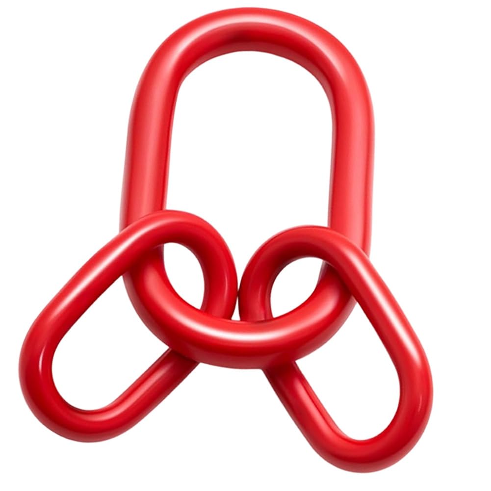 Für -Rigging-Hardware - 2er-Pack Ketten-Schlingenring, Oblonger Hauptverbindungshaken, Hebering, 10360 Lbs, Güteklasse 80, Rot.
