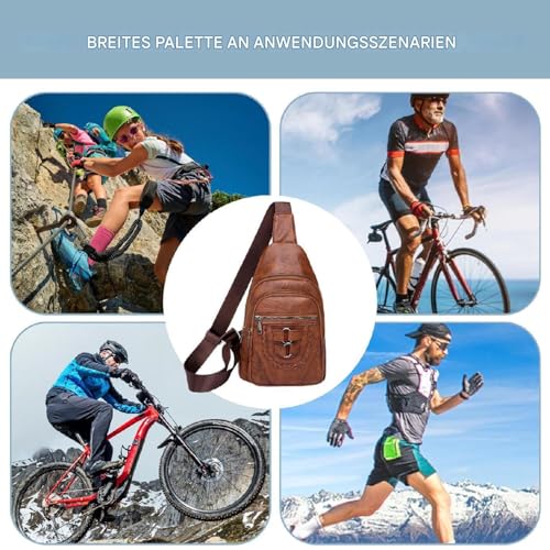Sac à bandoulière de voyage femme imperméable à compartiments multiples - 4
