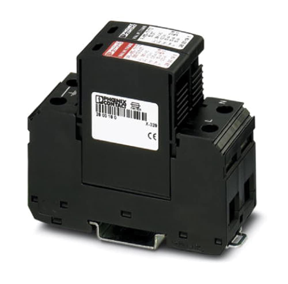 Phoenix Contact VAL-MS-T1/T2 335/12.5/1+1 Cavo Di Alimentazione Universale A Base Di Varistor Plug-In Flash, Per Reti Di Alimentazione A 1 Fase Con N E Pe (Sistema A 3 Conduttori: L1, N, Pe) - 4