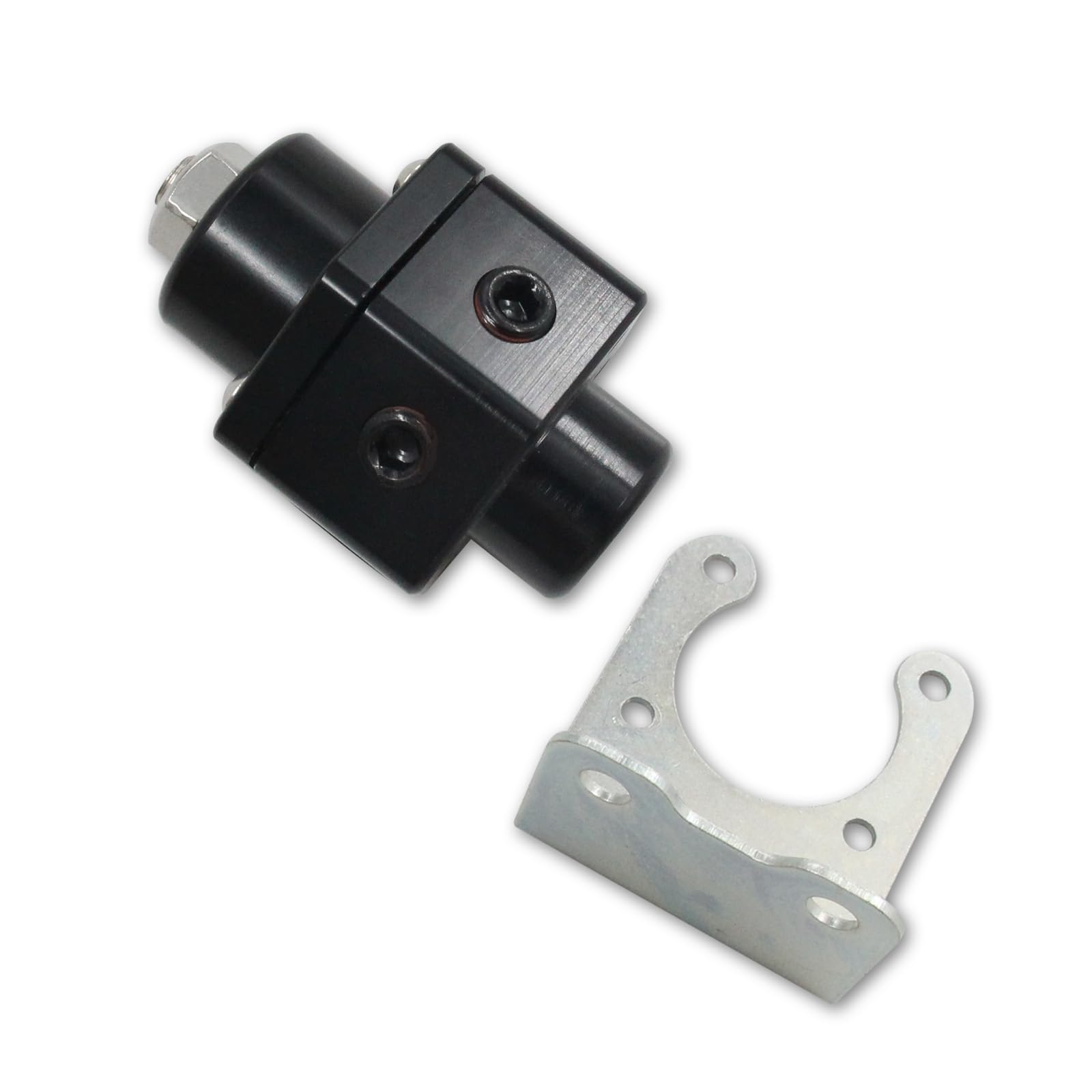 Yctze Regulator Ciśnienia Paliwa Nawetory Regulator Przepływu Paliwa Zawór Sterowania Paliwem 3/8 "NPT Regulowany 5-12 Psi z trwałą konstrukcją stalową dla Uniwersalnych Silników (BLACK)