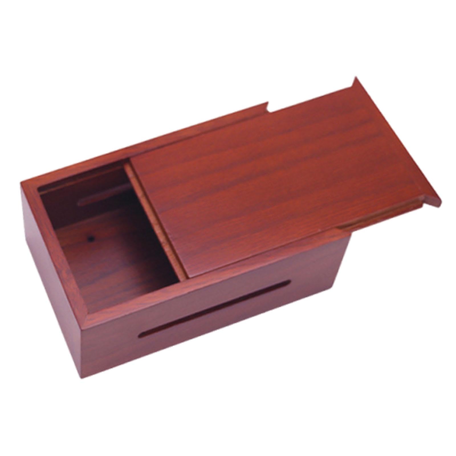 Caja de Música de Madera con, Mecanismo de Repuesto de 30 Notas, Caja Musical, Ideal para Regalar, Coleccionar en Casa, Proyectos de, Roble Rojo, Individual