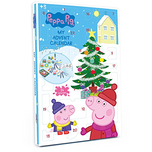 Preisvergleich Produktbild Peppa Pig DARP-CPEP086 Adventskalender mit 24 Überraschungen, Sonstiges