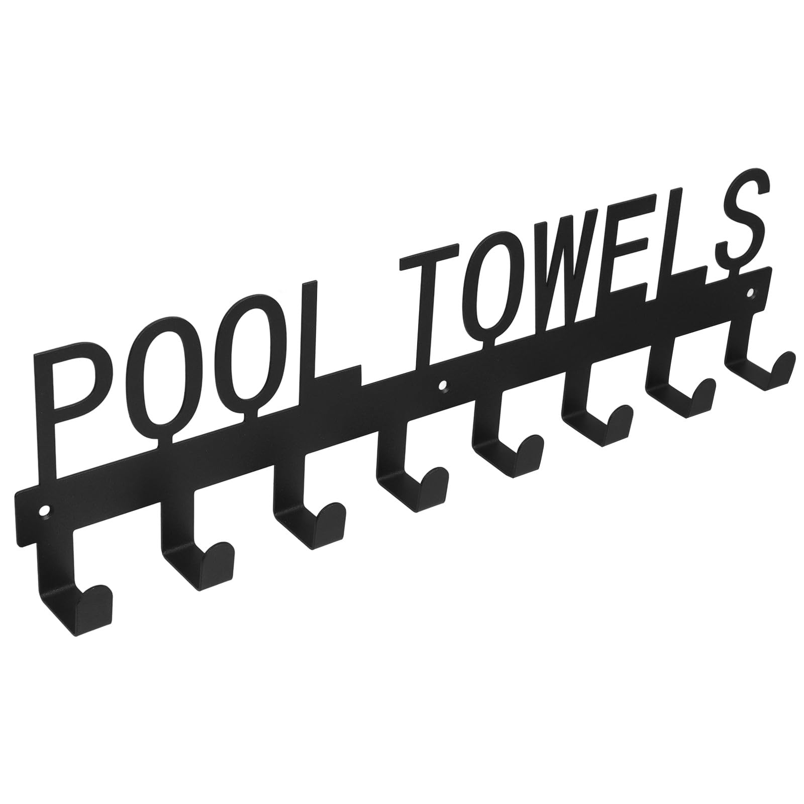Gancho para toallas de piscina antioxidante para colgar textiles sin dañar la pared