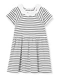 Kurzärmliges Kleid aus Rippstrick, für Babys und Mädchen