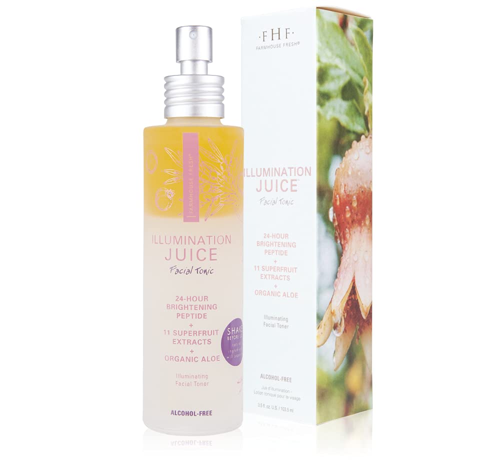 FarmHouse Fresh Illumination Juice® Facial Tonic – Illuminating Facial Toner, 3.5 fl. oz.