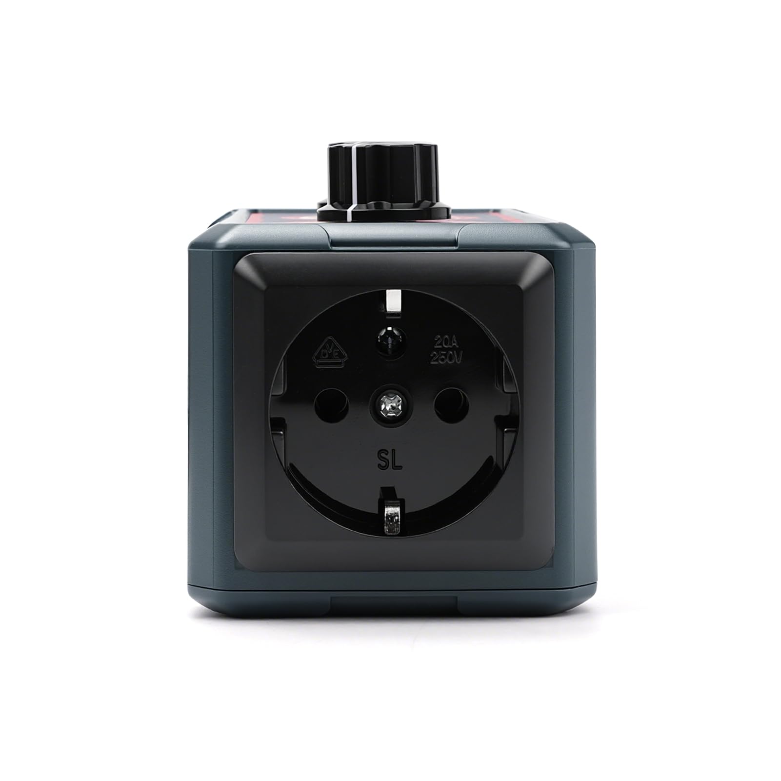 Regulador de Voltaje, Regulador de Velocidad Motor 220V 10A 2000W Controlador Velocidad Continuo con Dos Perillas Ajustable para Amoladoras angulares/Sopladoras/Taladros de mano/Ventilador extractor