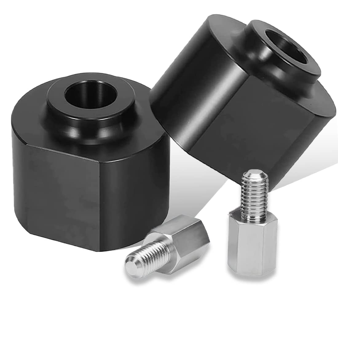 AGradify 3 Inch Front Leveling Kit Compatible with Ford F150 F250 F350 Super Duty 2WD Excursion Ranger 3" Lift Spring Spacers with 3/4" Stud Extenders