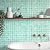 Walanz 5 Sheets Peel and Stick Backsplash, Self Adhesive Wall Tiles, 3D Adhesive Tile Backsplash, 12"x12"Premium Self Adhesive Wall Tiles Peel and Stickfor Kitchen, Bathroom, Fireplace, RV(Ocean Jade)