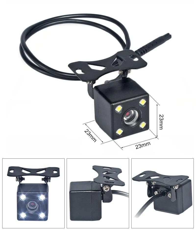 Image of 4.3 Inch TFT LCD Car Foldable Monitor Vehicle Rear View Reverse Backup Camera Car LED Camera Kit Video Parking System for Cars,Trucks,Pickups,Suvs, Easy Install