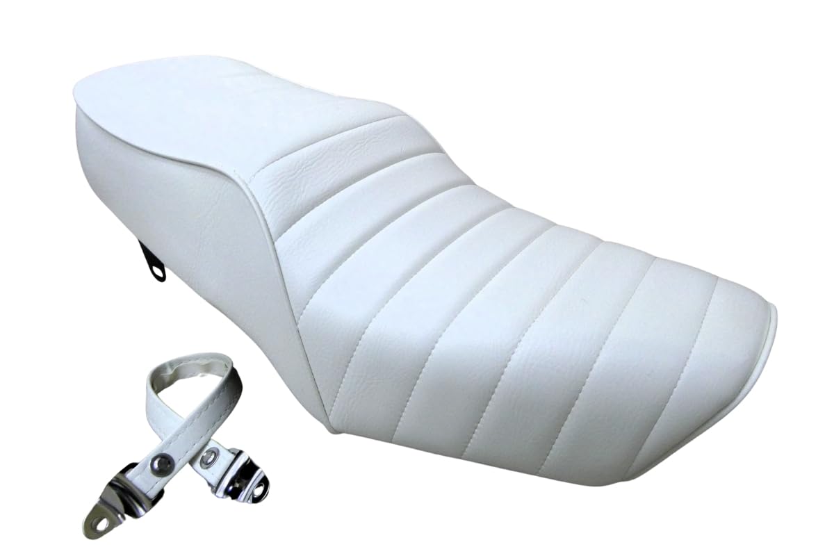 GN125 白皮 タックロールシート ベルト付 / ホワイトWHITE白 Amazon | GN125 白皮 タックロールシート / GN125 GN125H GN125