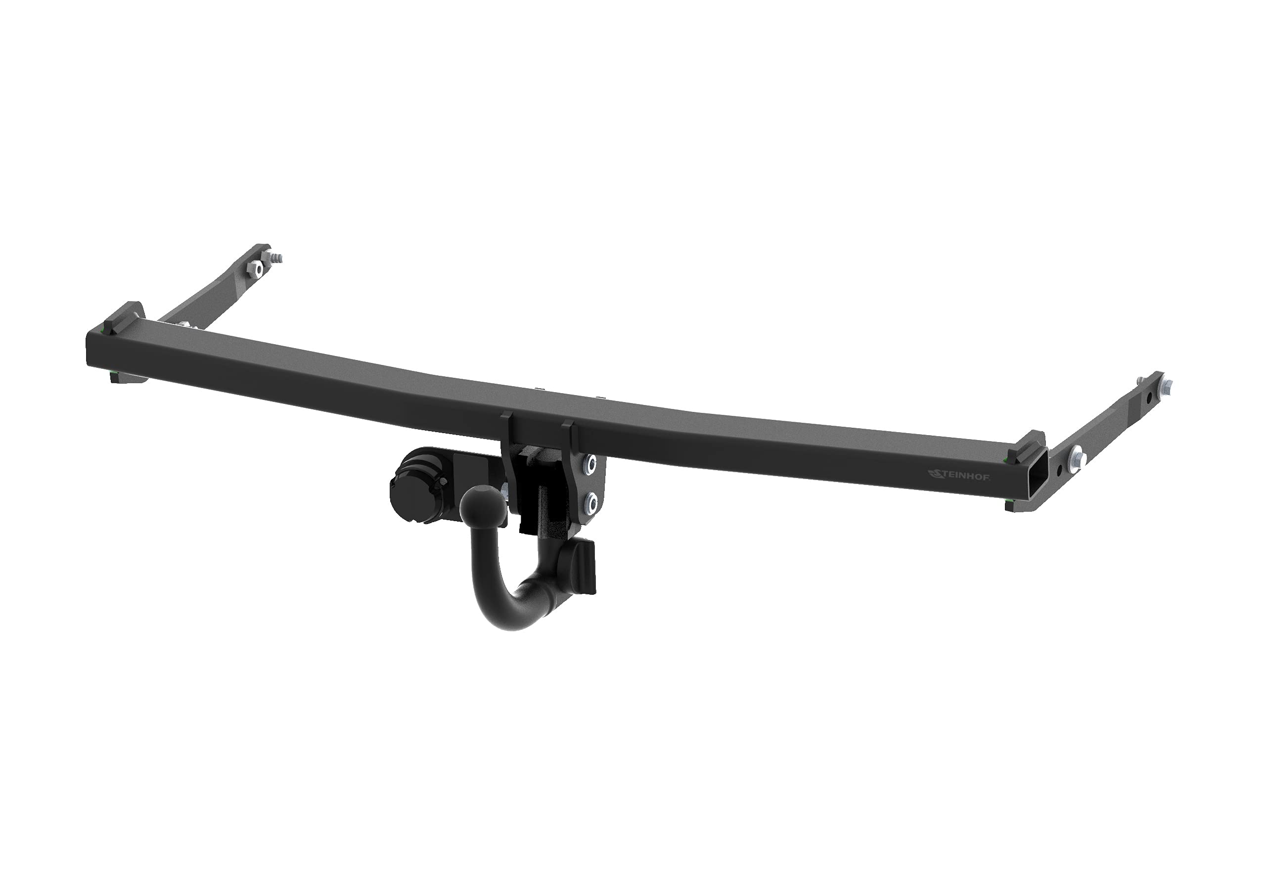 STEINHOF Nuovo gancio di traino estraibile verticale compatibile con VW Golf VII 5G berlina due volumi 5-porte 09.2012-2020 con 13-poli kit elettrico universale