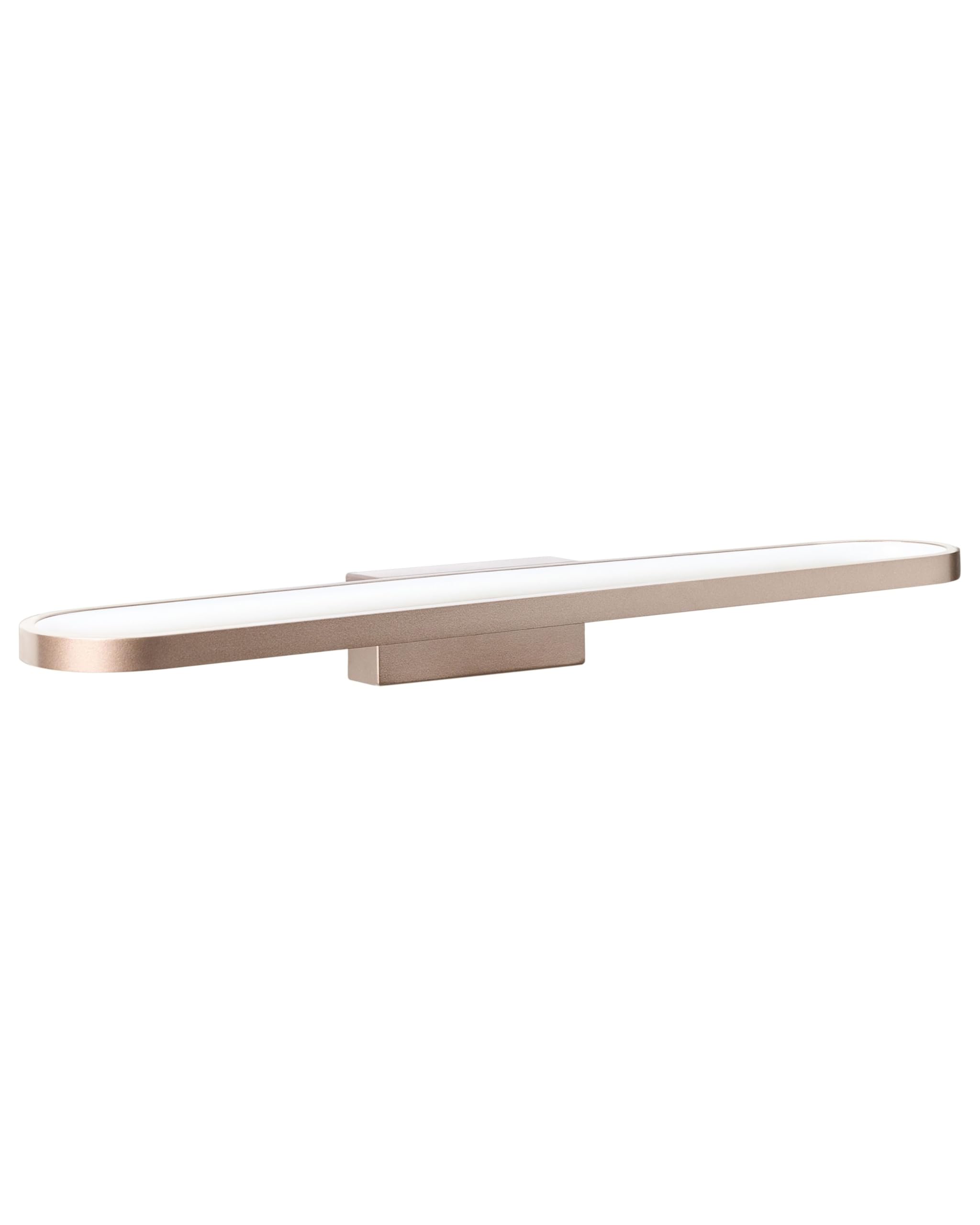 LED Spiegelleuchte Metall braun 60 cm länge Wandleuchte Spiegellicht Midou