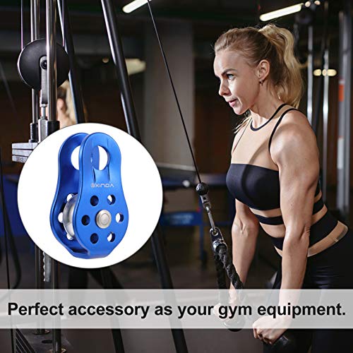 CLISPEED Liga de Alumínio de Escalada Polia Corda de Propósito Geral Pequeno De Alumínio Polias para