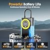 Tire Inflator Portable Air Compressor,150 PSI Cordless Air Pump for Car Tires with Digital Pressure Gauge & LED Light,5X Faster Portable Tire Inflator for Car,Motorcycle,Bike,Ball #2