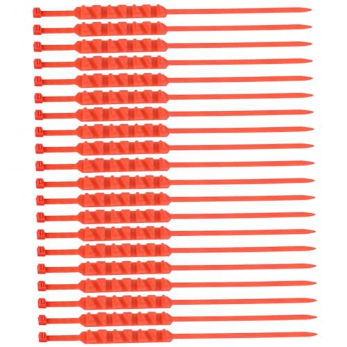 20PCS Cadenas para neumáticos de nieve Correas antideslizantes para neumáticos de nieve de emergencia Cadenas de plástico antideslizantes con cremallera para conducir en invierno Carreteras emba