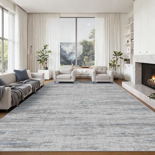 8x10 Area Rugs for Living Room,Modern Abstract Non-Slip Backing Washable Rugs,Soft Thin Large Area Rug，Stain Resistant Carpets for Bedroom Dining Room Home Decor - image 8