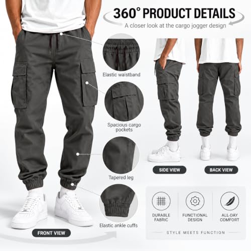 Cargo Pants for Men, Relaxed Fit Hiking Sweatpants Outdoor Men Cargo Pants - image 3