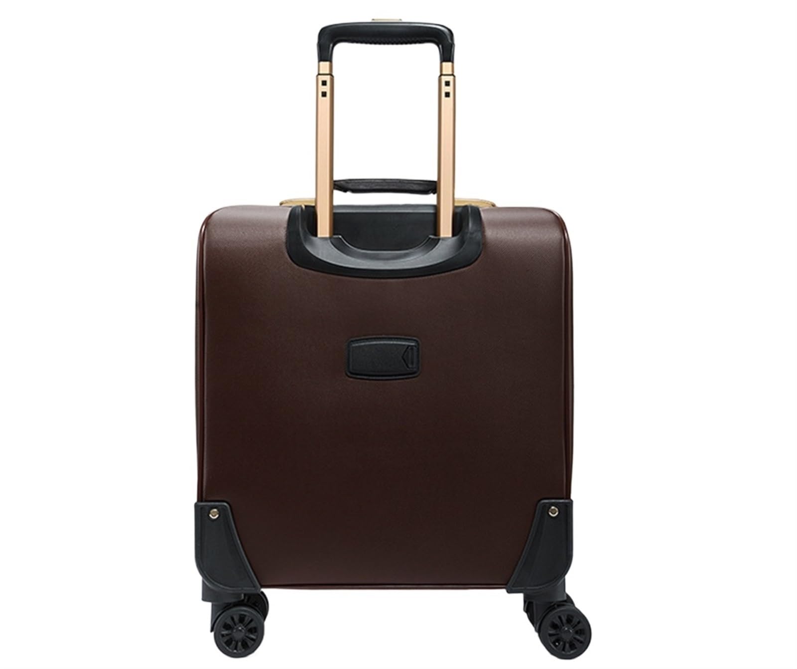 Valigia Borsa Trolley da 2 Pezzi Viaggio Cabina in Pelle Artificiale con Ruote Bagaglio a Mano(A)