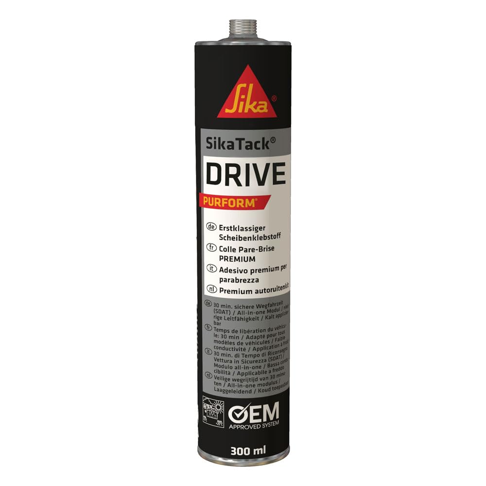 Sika Tack Drive Purform 300 ml Black Windscreen Adhesive