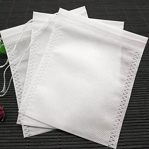 LINOC 200PCS 500PCS 1000PCS Bolsas de té 7X9CM Bolsas de té perfumadas vacías con Cuerda Heal Seal Filter Bolsas de té Desechables para té de Hierbas Sueltas