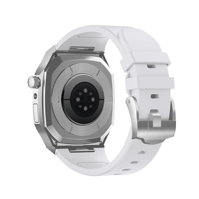 Accessoires de montre en caoutchouc de luxe pour boîtier 45 mm