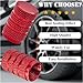 MEAJOO 12PCS Tire Valve Stem Caps, Dust Proof, Anodized Aluminum Universal Tire Valve Stem Covers for Cars, SUV, Trucks, Bikes, Motorcycles, Bicycles(Red)