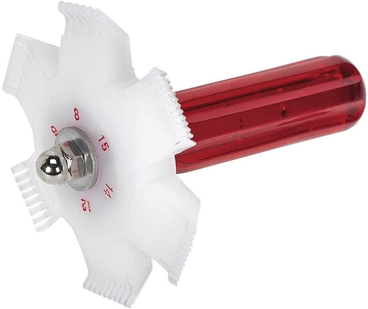 6-in-1 Air Conditioner Fin Comb, Radiator Straightener Cleaner, Condenser Fin Cleaning Brush for All Condenser and Evaporator Coil and Car Radiators