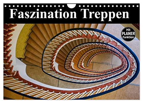 Faszination Treppen (Wandkalender 2026 DIN A4 quer), CALVENDO Monatskalender: Eine faszinierende Auswahl architektonischer Meisterwerke - mit Planer. (CALVENDO Orte)