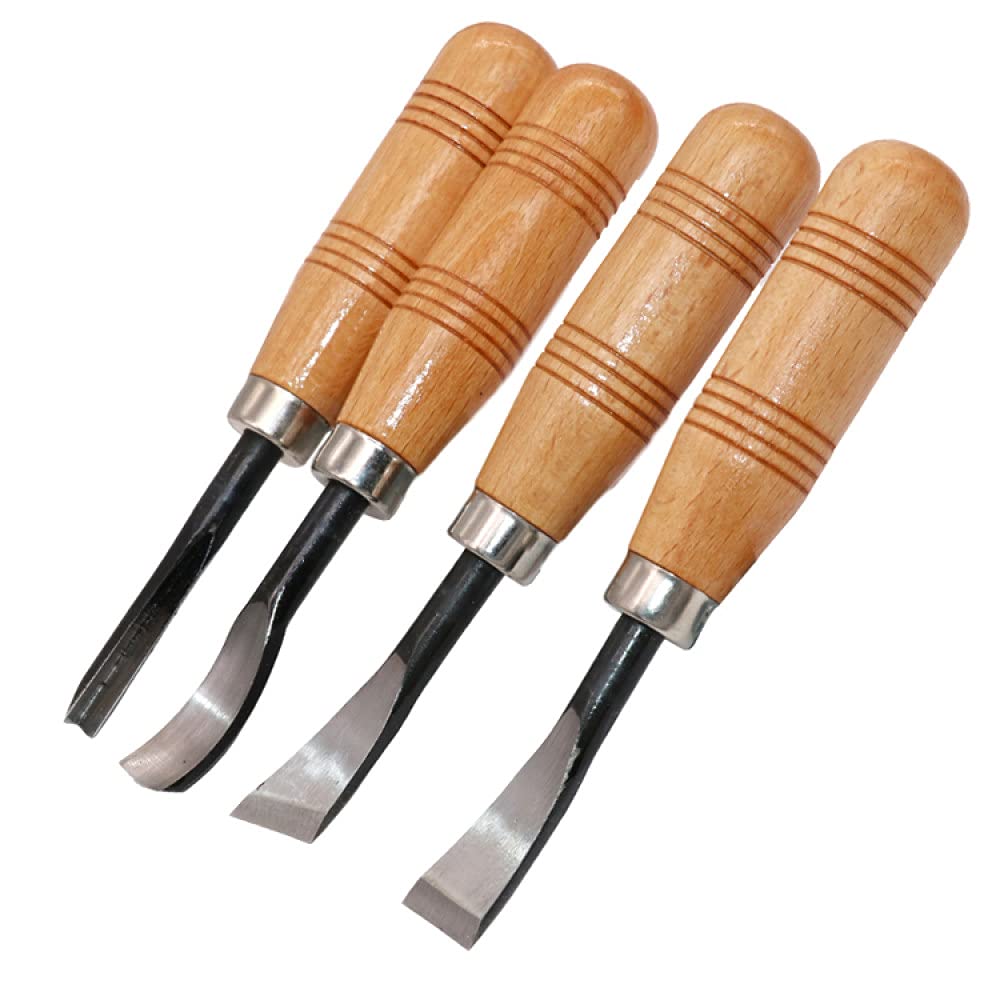 8Pcs Hand Holzschnitzwerkzeuge Chip Detail Meißel Set Messer Werkzeug Holzschnittmesser,wie abgebildet
