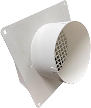 Outside Air Shield SRV33271 for HHT Fireplaces & Wood Stoves | 3-15/16 Tube | Replaces 33271 | Quadra-Fire, Heatilator, Heat N Glo, Majestic