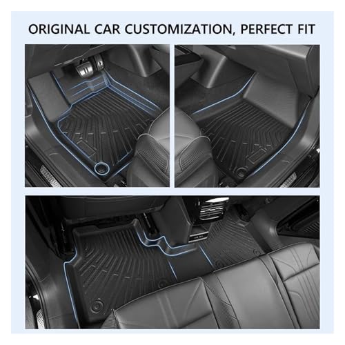 Tapis Auto Kia Seltos 2024-2025 accessoires voiture étanches 4pcs de sol et coffre