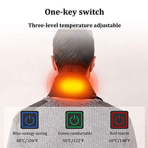 Almohadilla térmica para el cuello en formato bufanda calefactable ELQ de 30,7" rosa 3