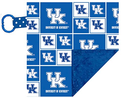 Image of Future Tailgater Kentucky Wildcats UK Licensed 10" x 10" Baby Crinkle Minky Lovey