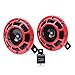 Hella Stark Sound – 109.23.37 – Red Set 12 V High/Low Frequency Hella Super Tone Horn Set B 133, 12 volt