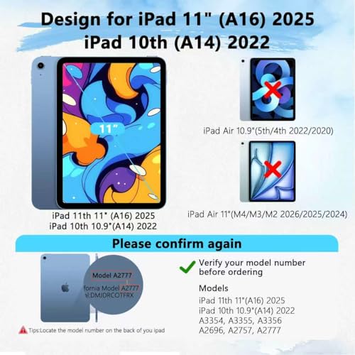 3 Pack Paper Screen Protector for iPad A16 11" 11th/10th + 2 Pencil Tip - image 2