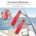 OKKRMGZ 4Pcs Heavy Duty Planer Board Release Clips Snap On Clip for Trolling Fishing Offshore Weights Downrigger Line Outrigger Boards Weight Clip On Line Holder for Shore and Boat Fishing Accessories
