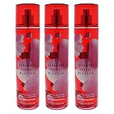 Japanese Cherry Blossom by Bath and Body Works for Women - 8 oz Fine Fragrance Mist - Pack of 3
