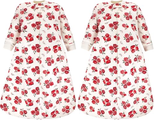 Image of Hudson Baby Unisex Baby Premium Quilted Long Sleeve Sleeping Bag and Wearable Blanket