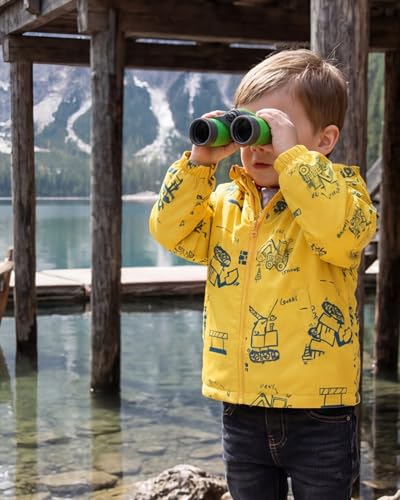 Image of Rokka&Rolla Toddler Boys' Water-Resistant Fleece Lined Windbreaker Transitional Jacket