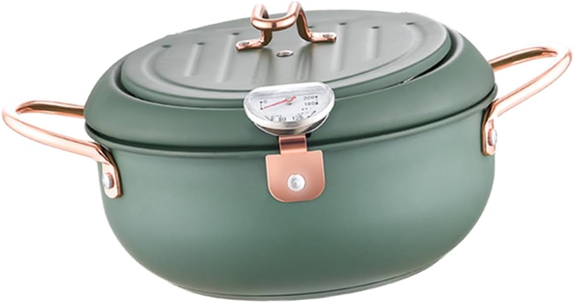 Deep Fryers Frying Pan Steel Nonstick Lids Frying Pot Tempura Deep Fryer Cooking Pan