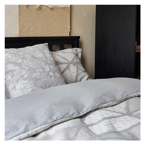 Housse de couette super douce lavée quatre saisons avec boutons
