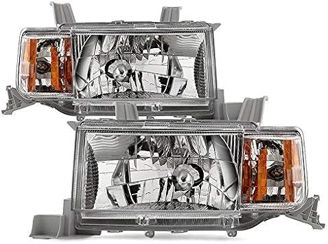 ACANII - For 2004 2005 2006 Scion XB Headlights Headlamps Set Replacement Driver + Passenger Side 04 05 06