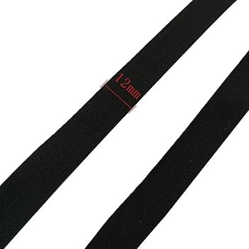 Sewing Bias Binding Tape 50mm Cotton Bunting Tape Black/White/Natural White Herringbone Webbing Tape For Garment Seaming Hemming Piping Dressmaking Diy Natural White