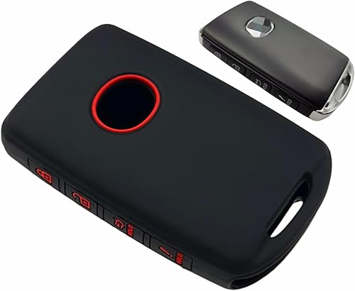 Miniatura 3 de Funda de goma de silicona para llavero compatible con Mazda 3 6 CX-30 CX-5 CX-9 CX-50 WAZSKE11D01 662F-SKE11D01 2019-2026