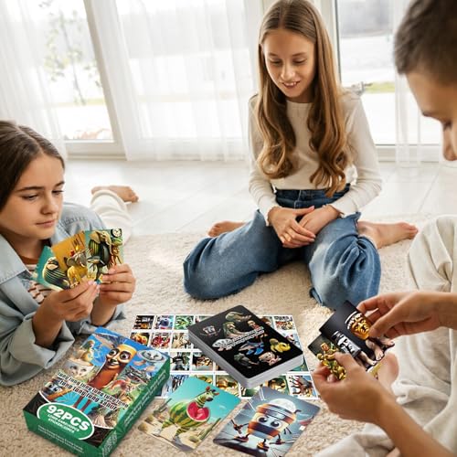 Italian Brainrot Karten,Brainrot Skifidol Sammelkartenset,60 Einzigartige Karten & 32 Italian Brainrot Stickers,Kartenspiel mit besonderen Charakteren, Für Kinder, Jugendliche, Feste und Partys(A)